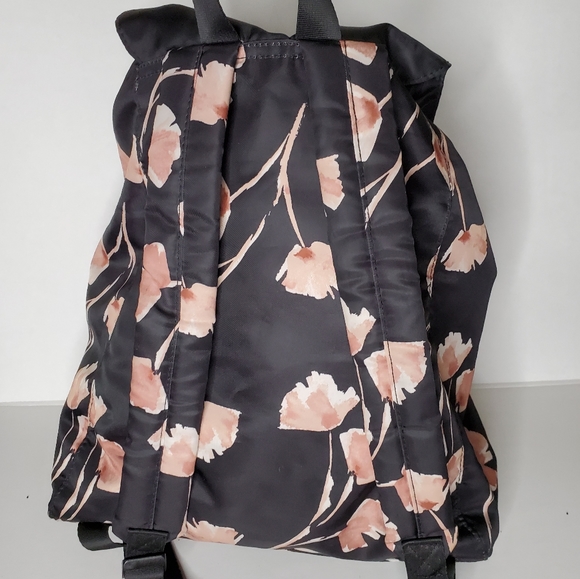 A New Day Black/Pink Flower Backpack - Picture 6 of 12